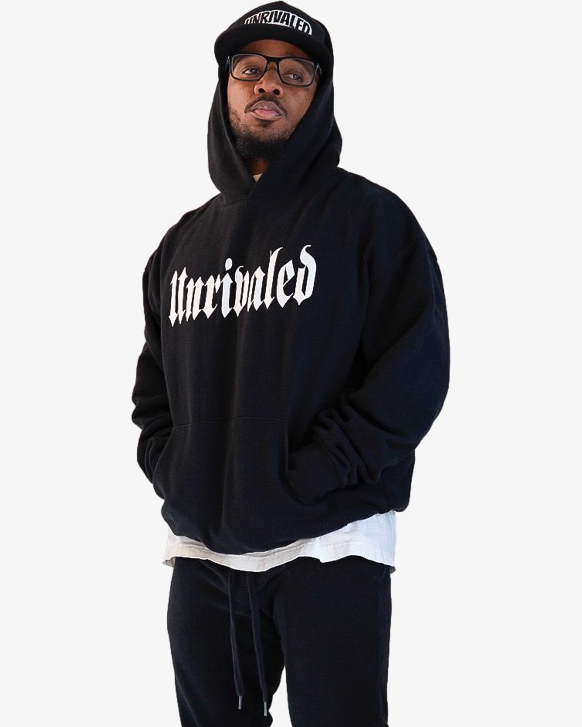 UNRIVALED SCRIPT MID WEIGHT HOODIE