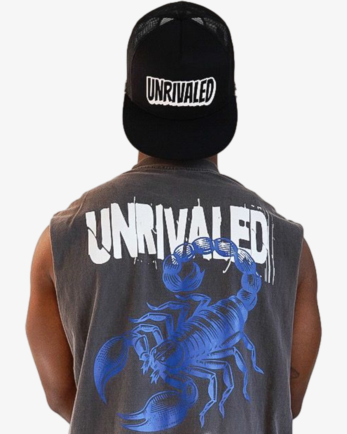 SLEEVELESS BLUE SCORPION TEE