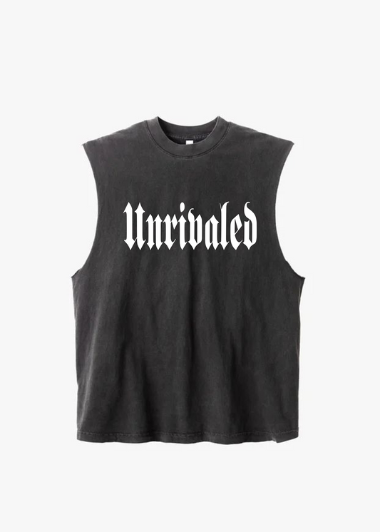 SLEEVELESS SCRIPT TEE