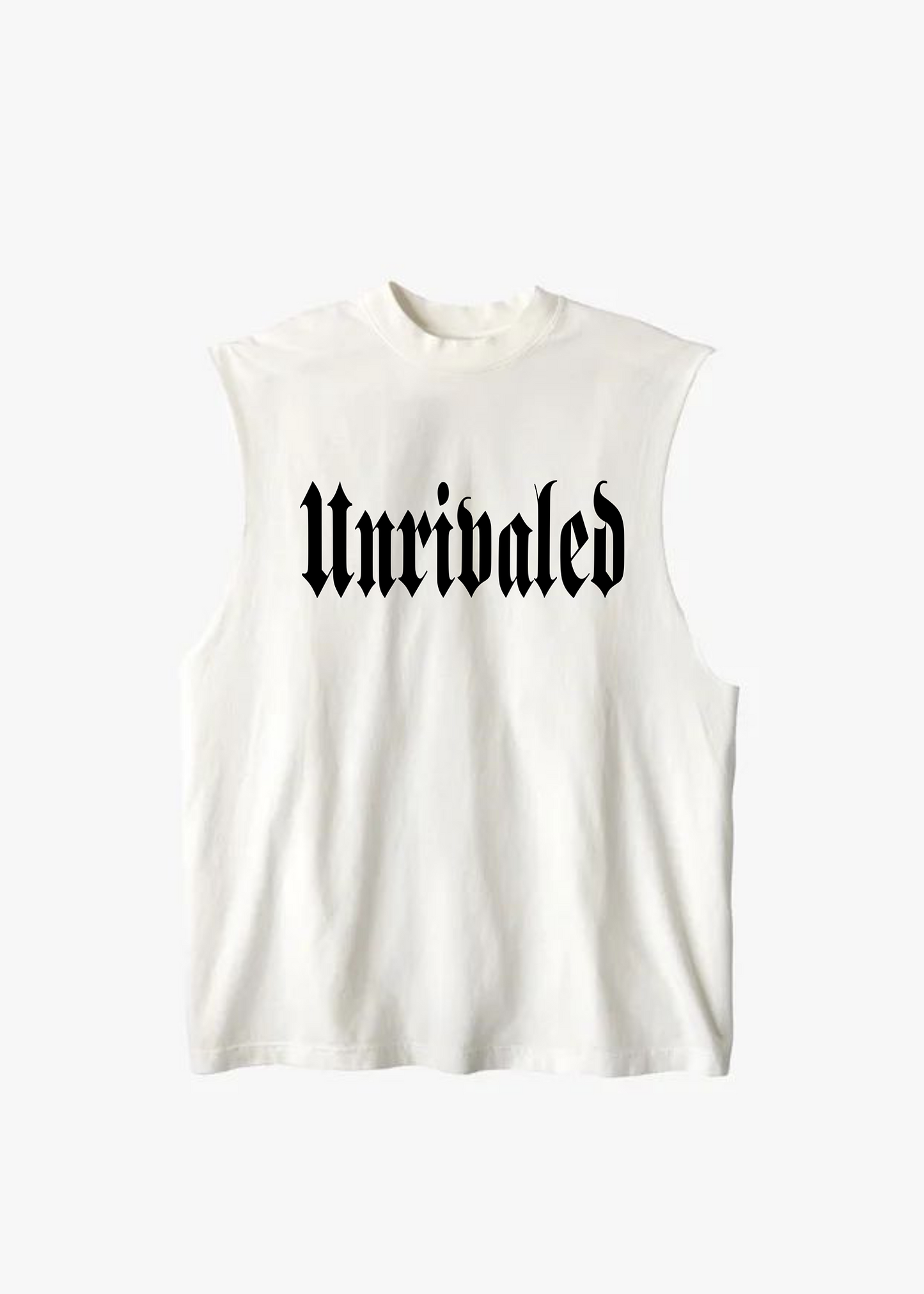 SLEEVELESS SCRIPT TEE