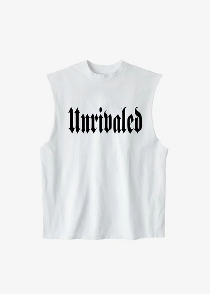 SLEEVELESS SCRIPT TEE